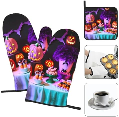 Halloween Party Oven Mitts Pot Holders