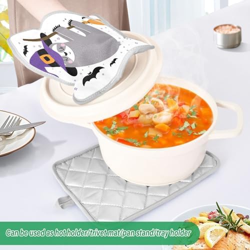 Halloween Sloth Potholder Set with Pockets 2 Pack