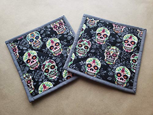 Da de Muertos Potholders Set