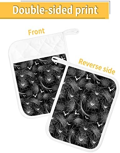 Halloween Pot Holders with Pocket for Kitchen