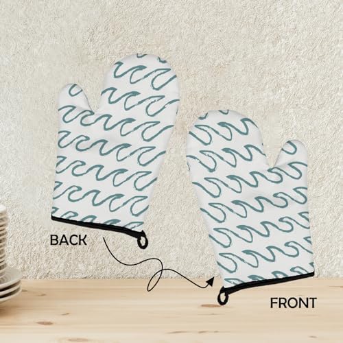 Mingnei Beach Oven Mitt Set Heat Resistant for Summer Use
