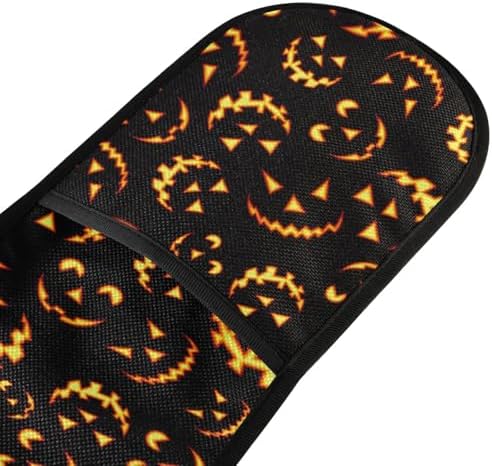 Susiyo Double Oven Mitts Halloween Pumpkins Heat Resistant