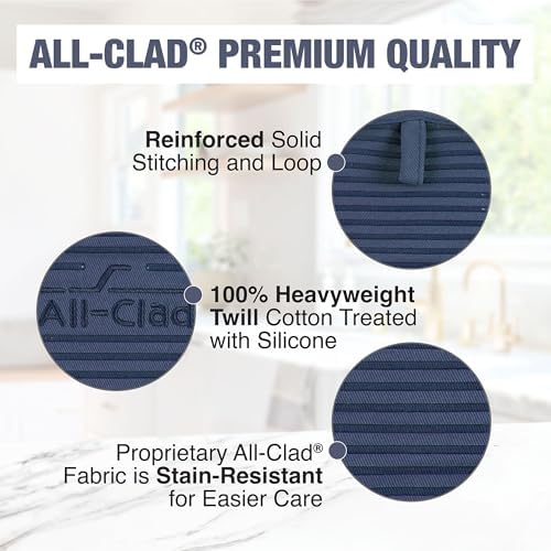 All-Clad Premium Pot Holder 500F Heat Resistant Durable Safe