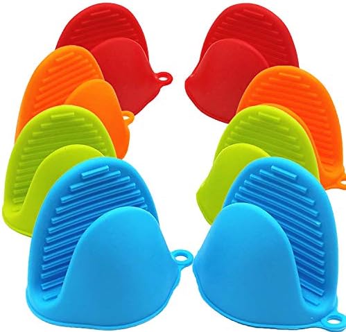 NEPAK 4 Pairs Silicone Oven Mitts