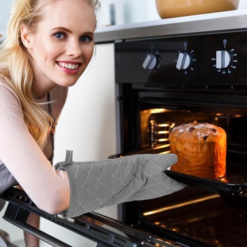 High-Quality Heat-Resistant 17 Oven Mitts for Kitchen Use