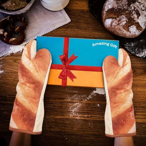 Funny Oven Mitts Baguettes and Burritos Cotton Oven Golves