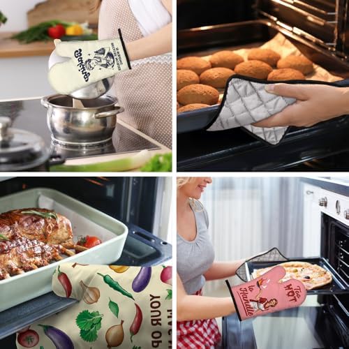 DYJYBMY Too Hot to Handle Potholders Set