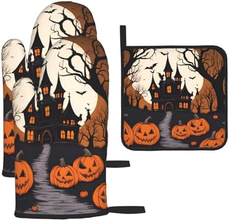 Halloween II Funny Oven Mitts for Baking Pioneers