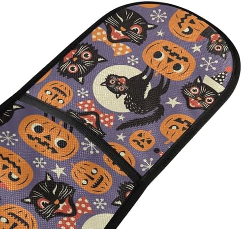 Ghosts at Home Halloween Heat-Resistant Oven Mitts