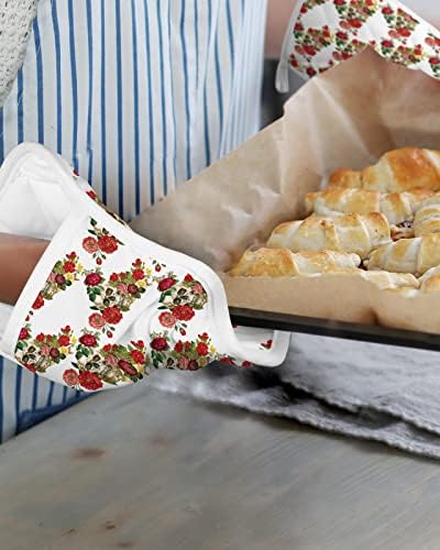 Vintage Skull Floral 5PCS Pot Holders