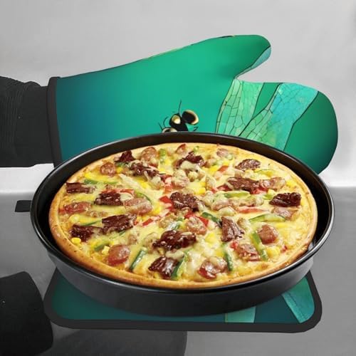 Perfect for Cooking Baking - Heat-Resistant Oven Mitt Set