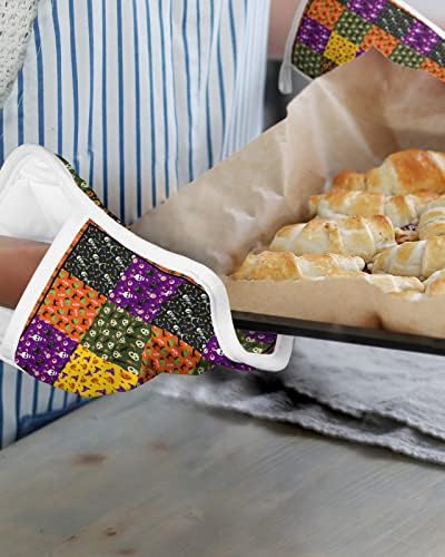 Happy Halloween Heat-Resistant Potholders for Kitchen Safety