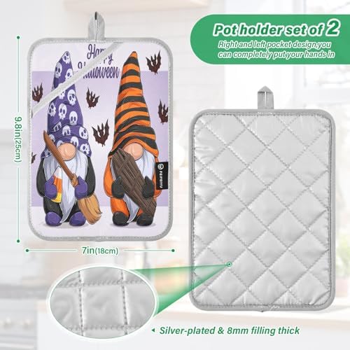 Halloween Gnome 2-Pack Pothifter with Pocket Hanging Loop