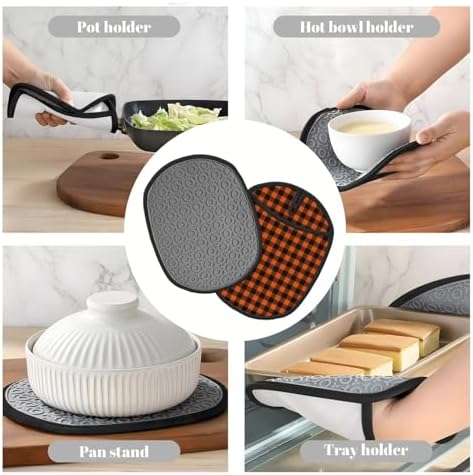 Halloween Highlight Heat-Resistant silicone pot holders