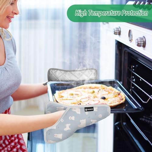 Premium Heat-Resistant Potholder Set for Maltese Dogs