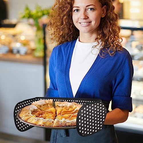 Double Oven Mitts Protect Hands