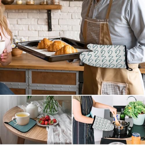 Mingnei Beach Oven Mitt Set Heat Resistant for Summer Use