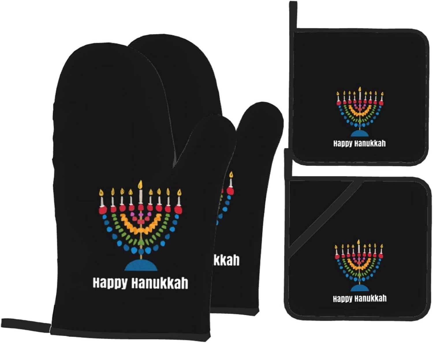 Happy Hanukkah 4-Piece Set