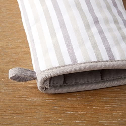 Martha Stewart Daisy Stripe Oven Mitts Set