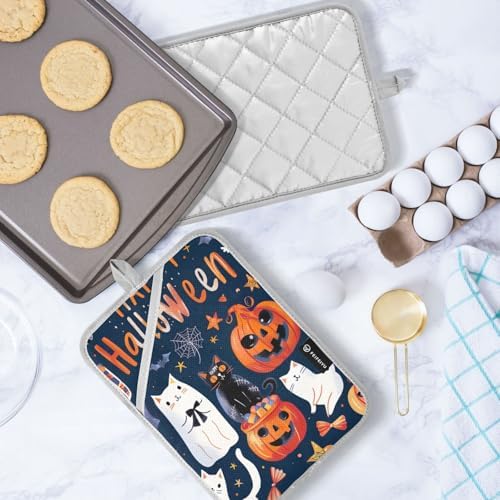 GAI enlarged Halloween Themed Oven Pot Holders Set of 2