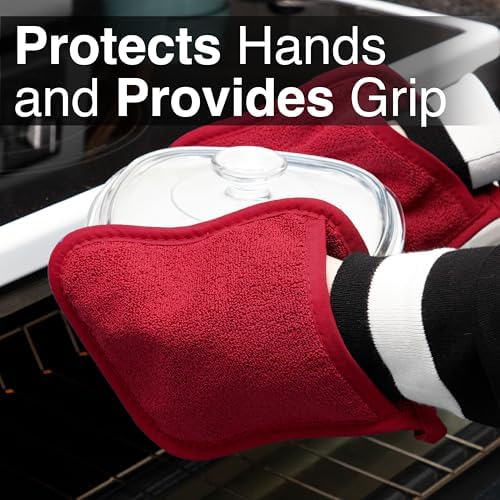 100 Cotton Terry Pocket Mitt heat resistant