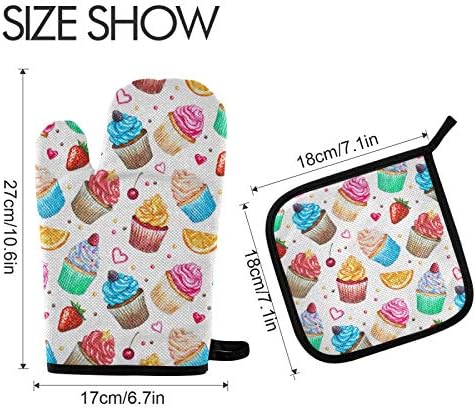 Aflyko Heat Resistant Oven Mitt Potholder Set