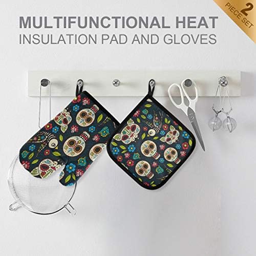 Home Kitchen Halloween Oven Mitts