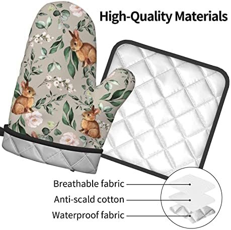 Cute Bunnies Heat Resistant Pot Holder