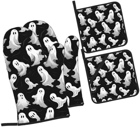 Layers of Safety Halloween Oven Mitts