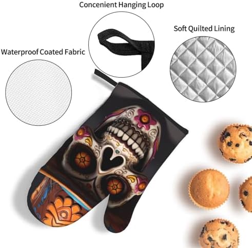 Halloween Oven Mitts and Pot Holder Set