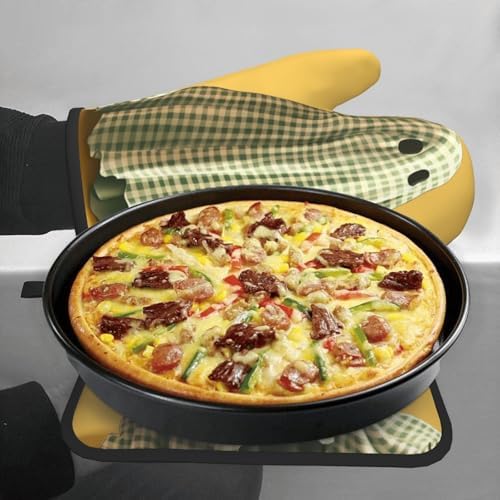 Halloween Ghost Oven Mitts Set for Heat-Resistant Cooking