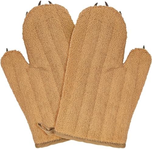 Fairly Odd Novelties Bear Oven Mitts - Pawsitively Perfect for Baking