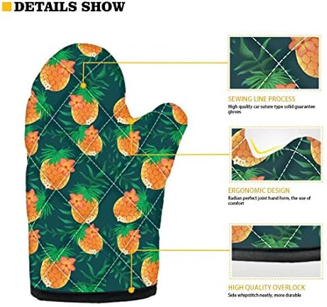 SEANATIVE Halloween Oven Mitts and Potholder Set