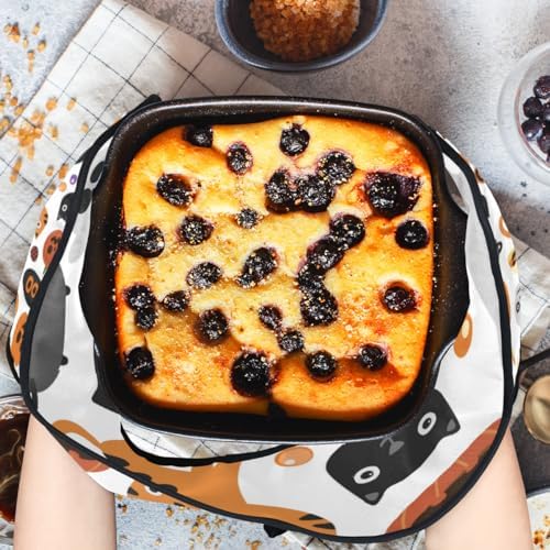 Halloween Double Oven Mitts Heat-Resistant