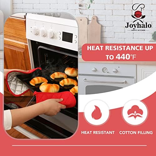 Joyhalo 4-Piece Heat Resistant Pot Holders Set