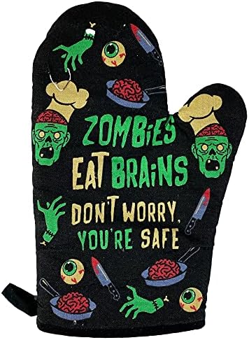 Crazy Dog Halloween Oven Mitt