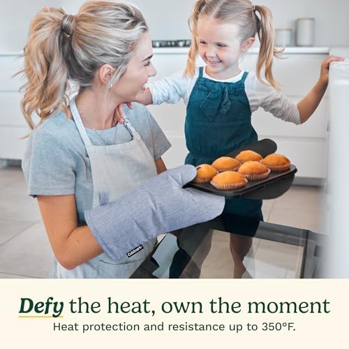 Cuisinart Chambray Oven Mitt Set