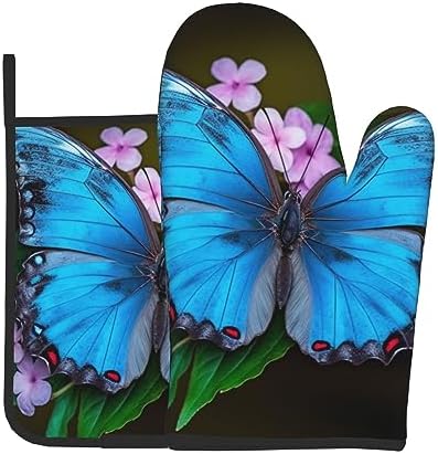 Beautiful Butterfly Oven Mitts