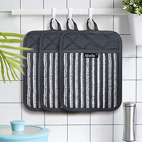 Heat-Resistant Silicone Pot Holders for Baking Cooking Non-Slip Kitchen Essentials