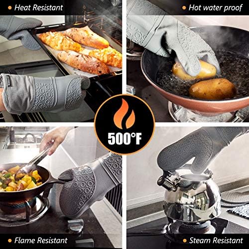 Rorecay Oven Mitts and Pot Holders Sets