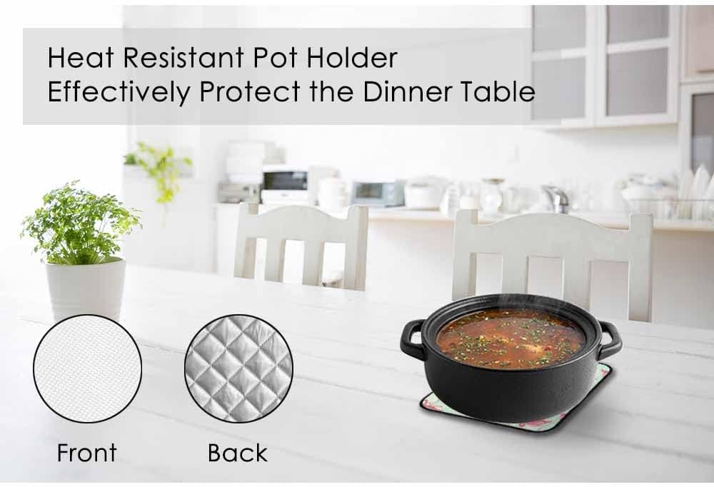 Tropical Heat Resistant Oven Mitt Set