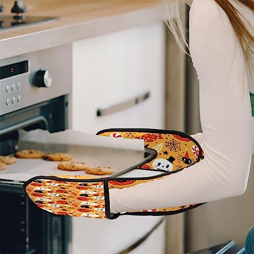 Heat-Resistant Oven Mitts - 75x354 inches