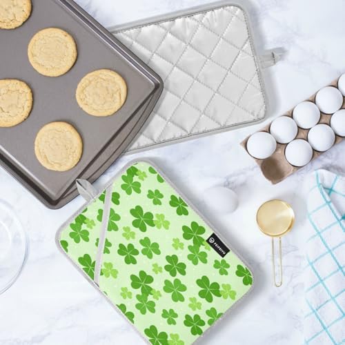 2-Pack Heat-Resistant Oven Mitts for Kitchen Potics
