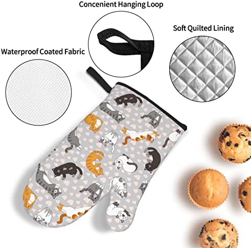 Mini Cute Cat Oven Mitts