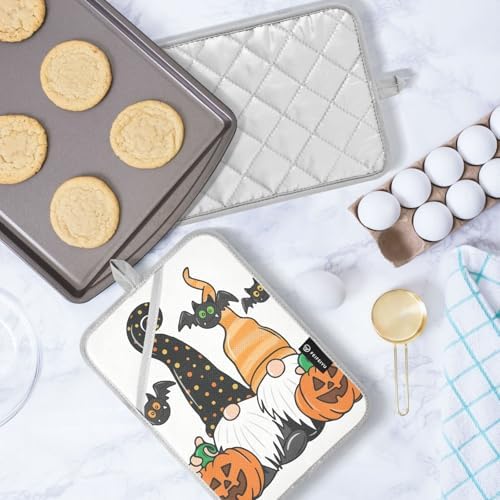 Halloween Gnome Potholders with Pockets 2 Pack