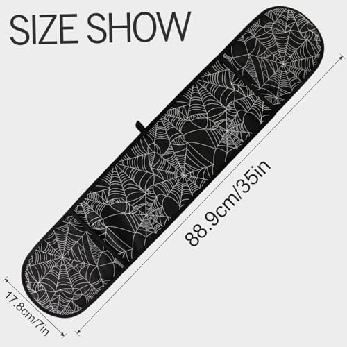 Halloween Spooky Spider Web Oven Mitts for Baking Grilling and More