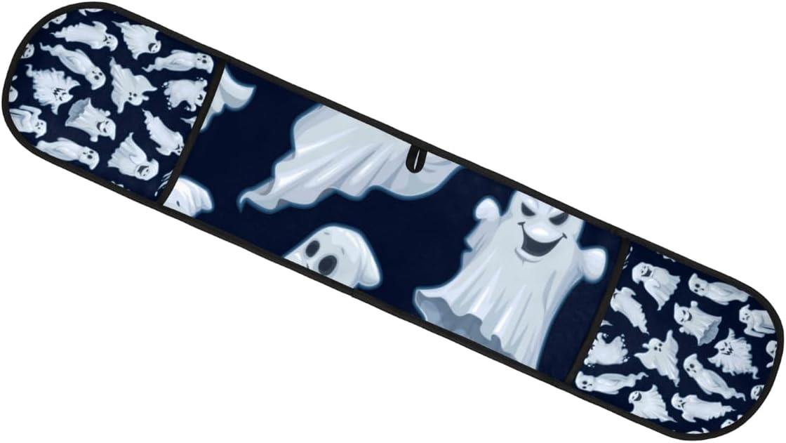 Scary Ghost Double Oven Mitts Heat-Resistant Gloves for Cooking Baking