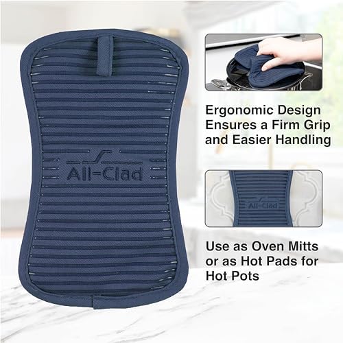 All-Clad Premium Pot Holder 500F Heat Resistant Durable Safe