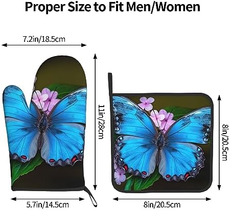 Beautiful Butterfly Oven Mitts