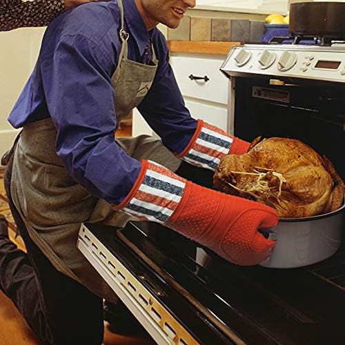 RED LMLDETA Oven mitt heat resistant